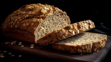 glutenvrij brood, brood ai gegenereerd foto