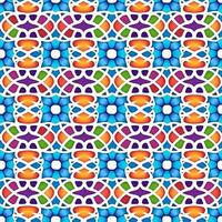kleurrijk Islamitisch patroon, Islamitisch patroon, Islamitisch textuur, generatief ai foto