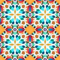 kleurrijk Islamitisch patroon, Islamitisch patroon, Islamitisch textuur, generatief ai foto