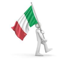 vlag van Italië foto