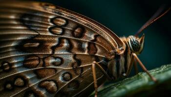 vlinder vleugel vitrines natuurlijk schoonheid buitenshuis gegenereerd door ai foto