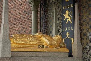 graf van Birger Magnusson die Stockholm in de 13e eeuw in Stadshuset stichtte foto