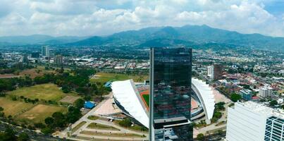mooi antenne visie van costa rica's san Jose stad foto
