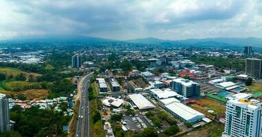 mooi antenne visie van costa rica's san Jose stad foto