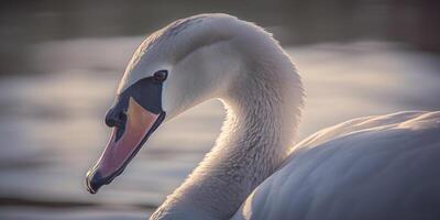 flamingo hoofd door generatief ai gereedschap foto