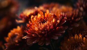 levendig gerbera madeliefje, een geschenk van schoonheid gegenereerd door ai foto