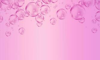 abstract helling roze bubbel achtergrond. foto