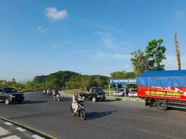 20 mei 2023, lombok eiland, Indonesië. geparkeerd Politie auto foto