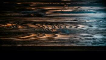 rustiek hardhout plank vloeren, natuur abstract backdrop gegenereerd door ai foto