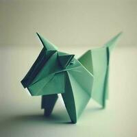 grillig vraagt zich af een verrukkelijk verzameling van schattig origami dieren foto