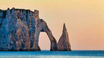 etretat klif in Frankrijk foto