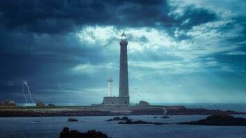 vuurtoren van ile vierge in Frankrijk foto