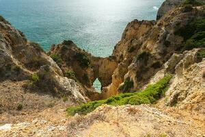 Algarve kust in Portugal foto