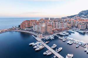 fontvieille district in de stad van Monaco foto