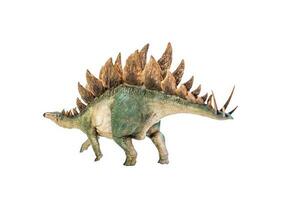 dinosaurus , stegosaurus Aan geïsoleerd achtergrond foto