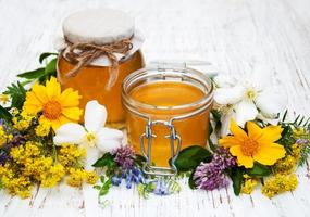 honing en wilde bloemen