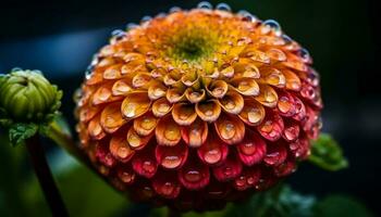 levendig boeket vitrines natuurlijk schoonheid van kleurrijk tuin bloemen gegenereerd door ai foto