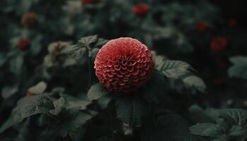 multi gekleurde dahlia bloesem, een geschenk van schoonheid in natuur gegenereerd door ai foto