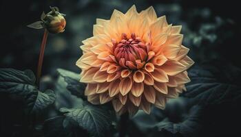 levendig bloemen boeket vitrines natuur schoonheid in multi gekleurde bloemblaadjes gegenereerd door ai foto