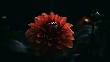 levendig boeket van multi gekleurde bloemen in een groen vaas gegenereerd door ai foto