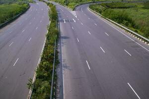 verdelen snelweg weg in bhanga uitwisseling van Bangladesh foto