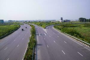 verdelen snelweg weg in bhanga uitwisseling van Bangladesh foto