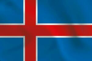 IJsland vlag illustratie beeld foto