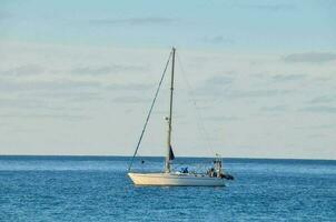 boot op het water foto