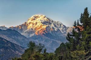 annapurna beschermd gebied in nepal