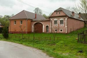 biertan een heel mooi middeleeuws dorp in Transsylvanië, Roemenië. een historisch stad- in Roemenië dat heeft bewaard gebleven de frankisch en gotisch bouwkundig stijl. reizen foto. foto