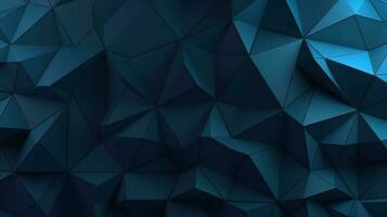 donker blauw abstract achtergrond voor ontwerp, geometrische vormen foto