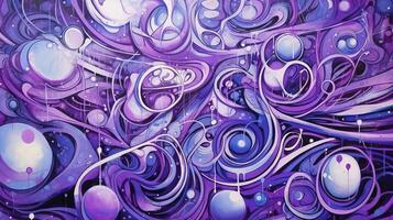 abstract Purper achtergrond in graffiti kunst. ai gegenereerd foto