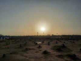 medina, saudi Arabië, mei 2023 - interieur visie van jannat al baqi historisch begraafplaats van medina. deze begraafplaats is gelegen in de buurt masjid een nabawi in medina. foto