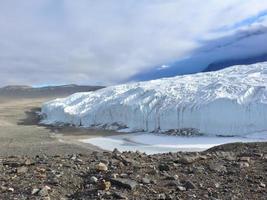 canada gletsjer taylor droge vallei antarctica foto