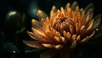 levendig geel lotus bloesem weerspiegelt in water gegenereerd door ai foto