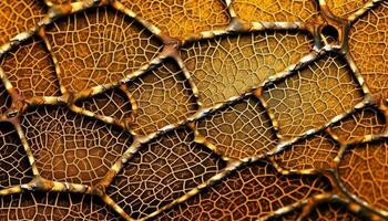 levendig geel blad Aan oud boom in herfst Woud gegenereerd door ai foto