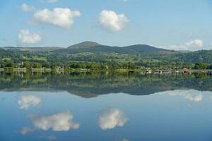 visie van bala meer in gwynedd, Wales foto