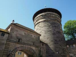 nuernberger burg kasteel in nuernberg foto