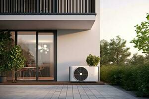 lucht conditioning in een privaat huis generatief ai foto