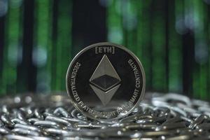 crypto valuta ethereum behang foto