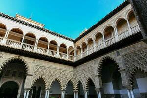 Koninklijk alcazar - sevilla, Spanje foto