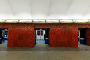 mayakovskaja station - heilige petersburg, Rusland foto