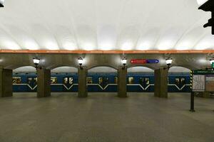 dostojevskaja station - heilige petersburg, Rusland foto