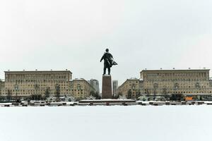 huis van sovjets Bij Moskou plein foto