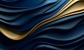 abstract blauw luxe Golf achtergrond. ai gegenereerd foto