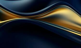 abstract blauw luxe Golf achtergrond. ai gegenereerd foto