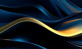 abstract blauw luxe Golf achtergrond. ai gegenereerd foto