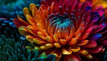 levendig gerbera madeliefje boeket, een geschenk van natuur schoonheid gegenereerd door ai foto