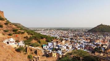 uitzicht op bundi in rajasthan, india foto
