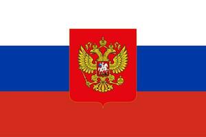 vlag van Russisch federatie. de officieel kleuren en proporties zijn juist. nationaal vlag van Russisch federatie. Russisch federatie vlag illustratie. foto